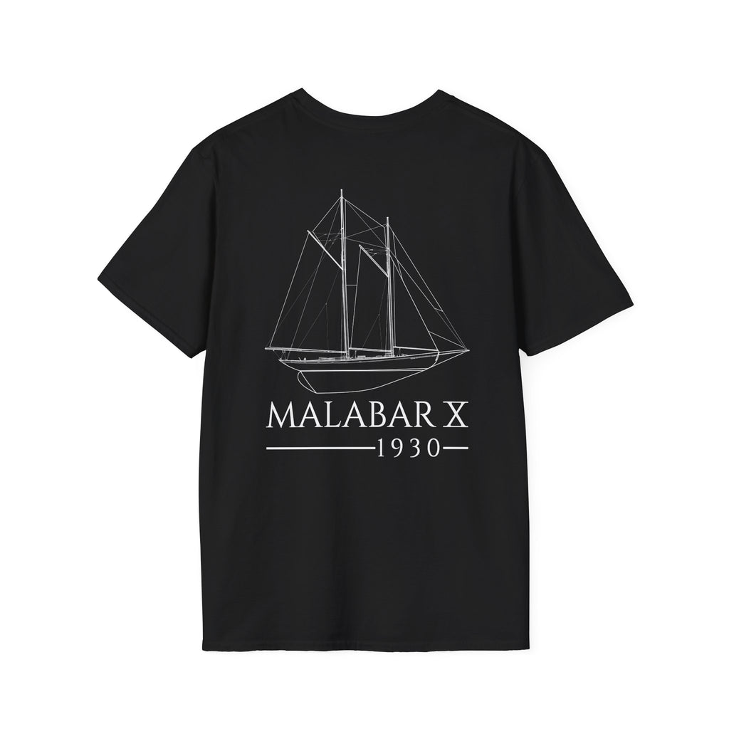 Classic Malabar X Tee - White Ink