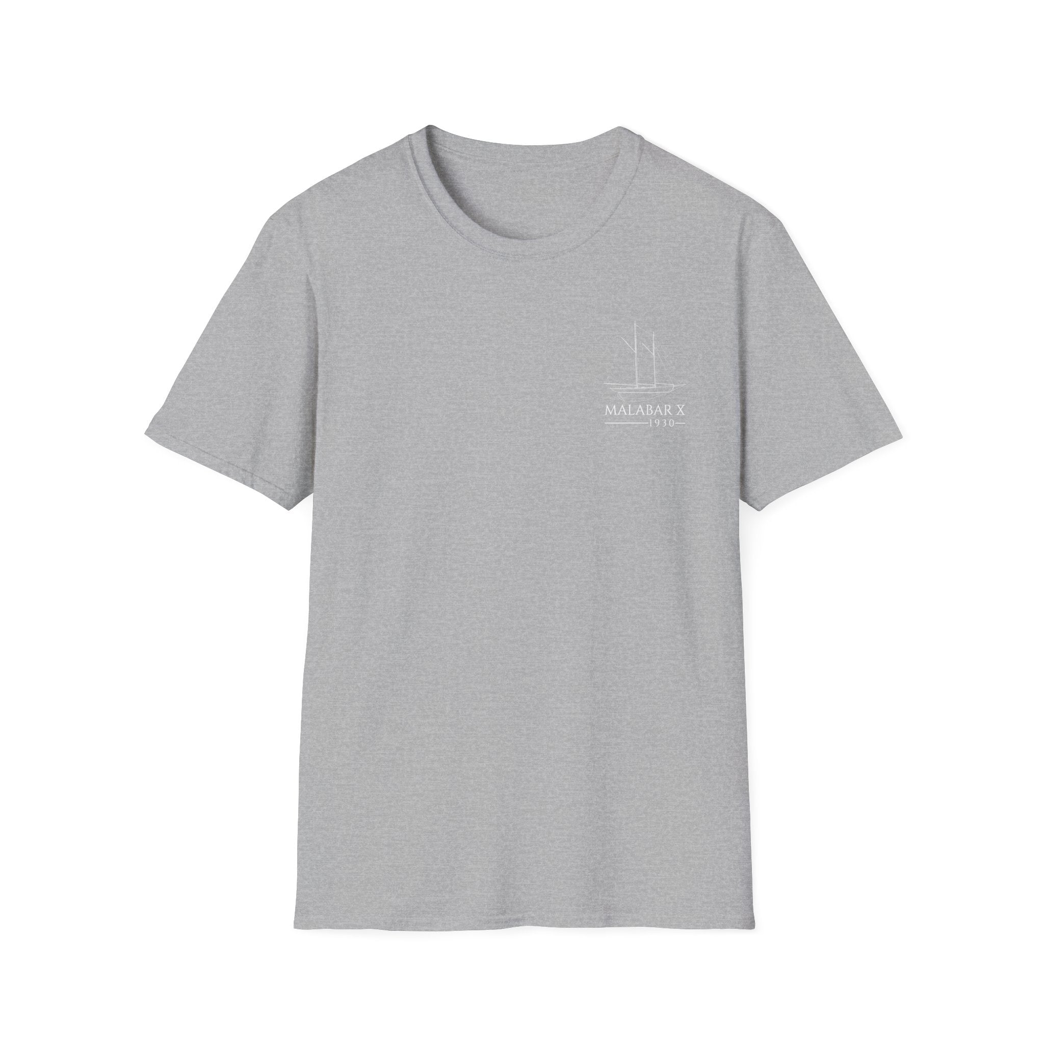 Classic Malabar X Tee - White Ink