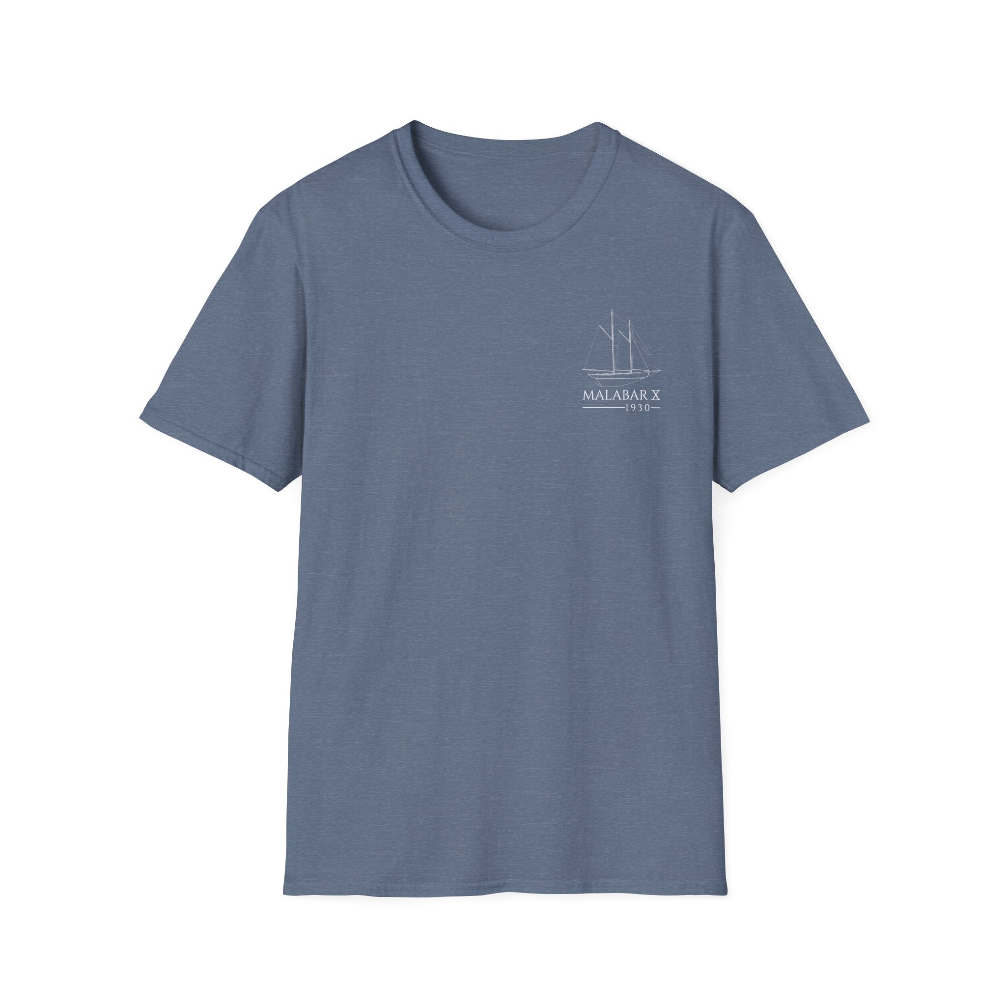 Classic Malabar X Tee - White Ink