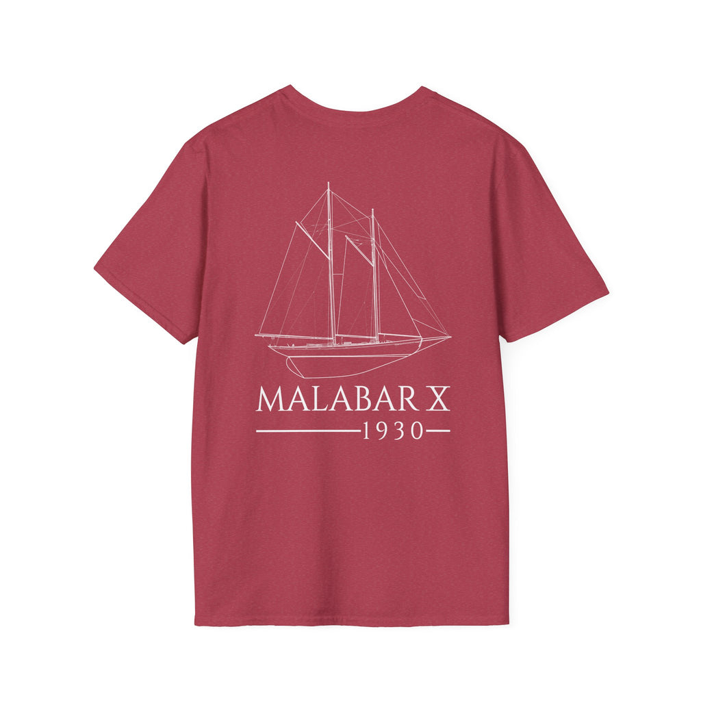 Classic Malabar X Tee - White Ink