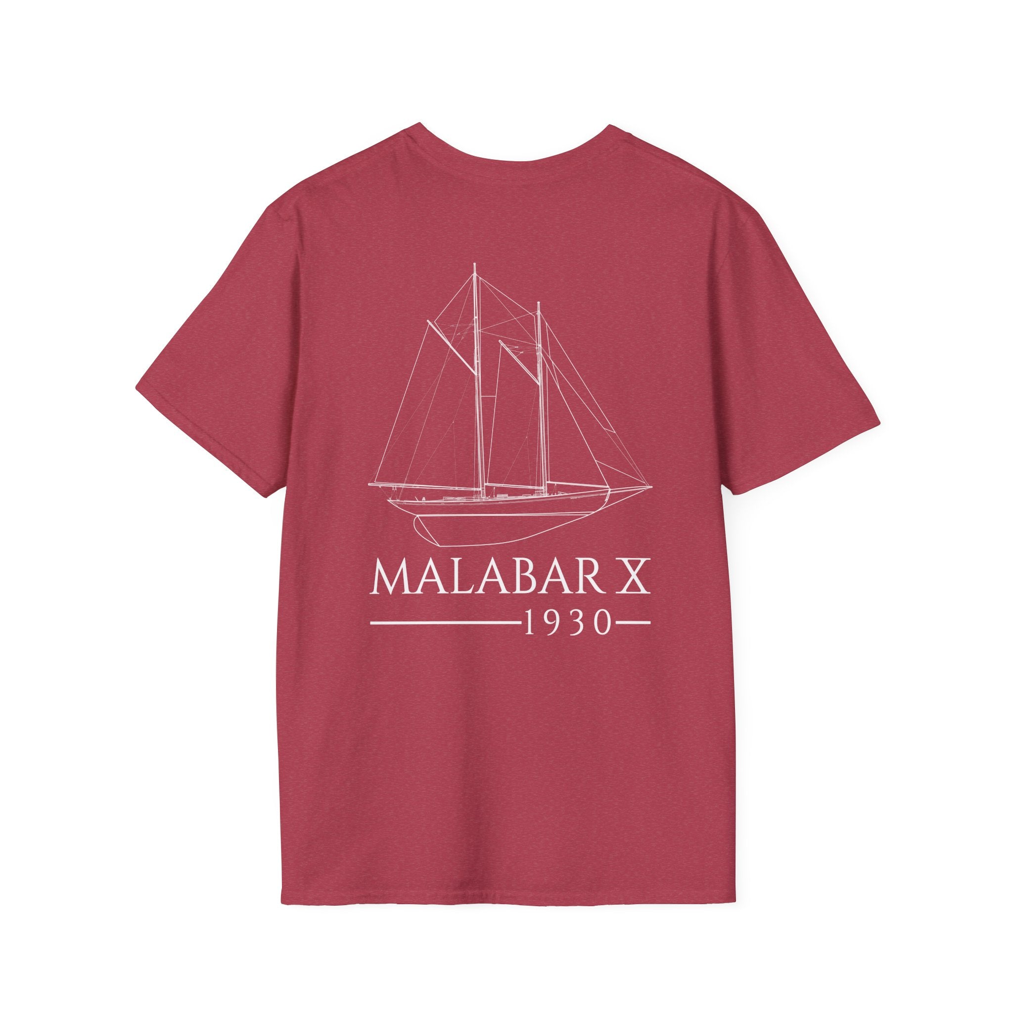 Classic Malabar X Tee - White Ink