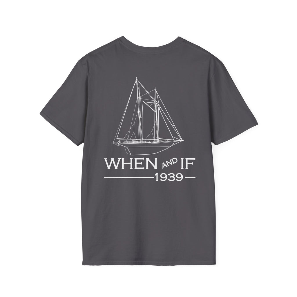 Classic When And If Tee - White Ink