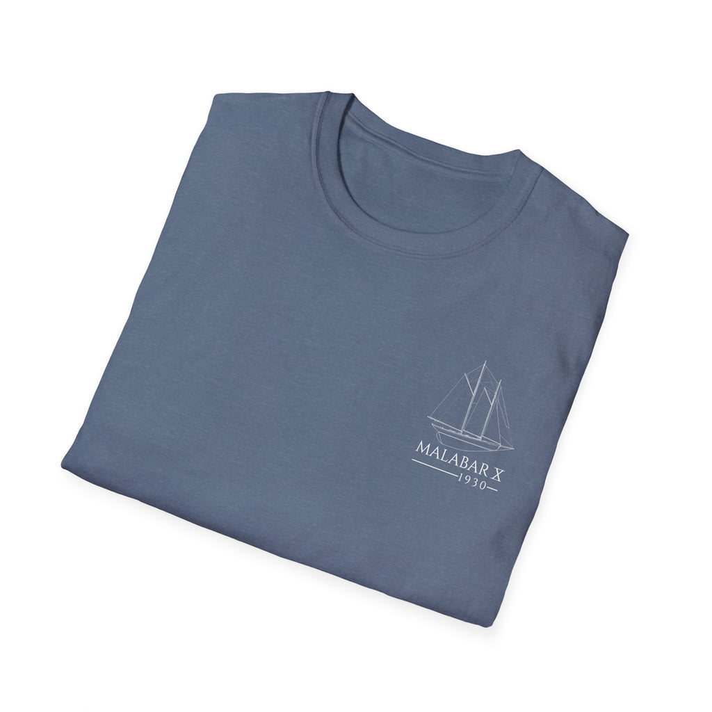 Classic Malabar X Tee - White Ink