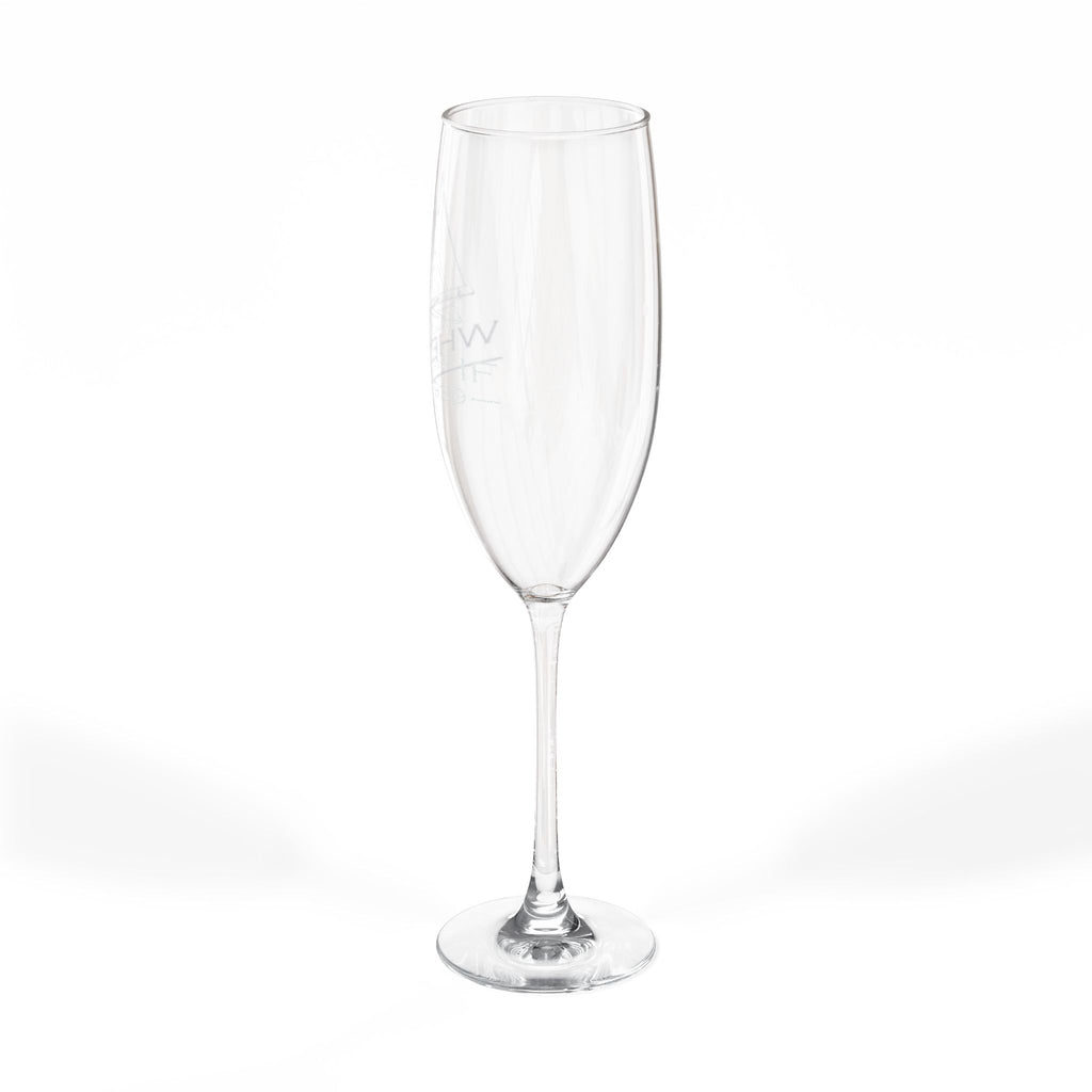 Engraved 8oz Champagne Flute