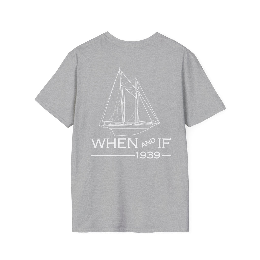Classic When And If Tee - White Ink