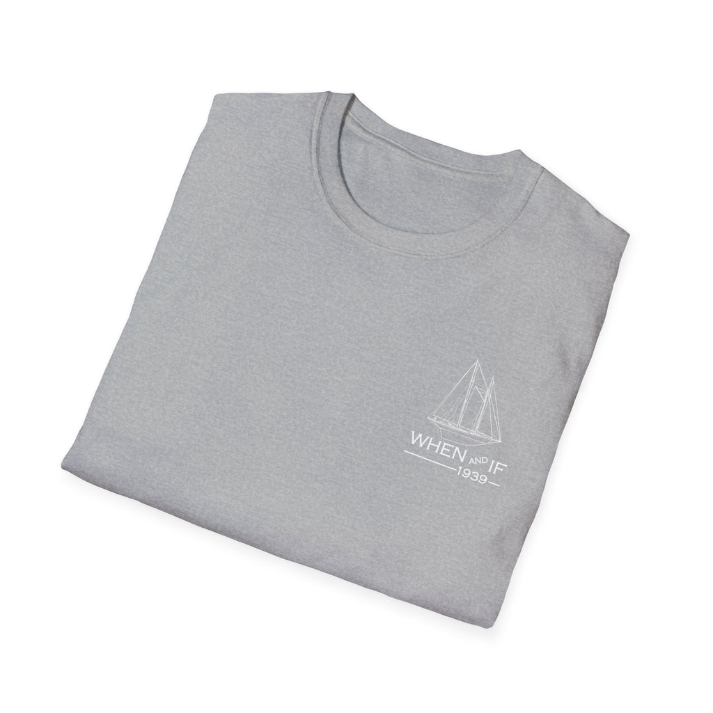 Classic When And If Tee - White Ink