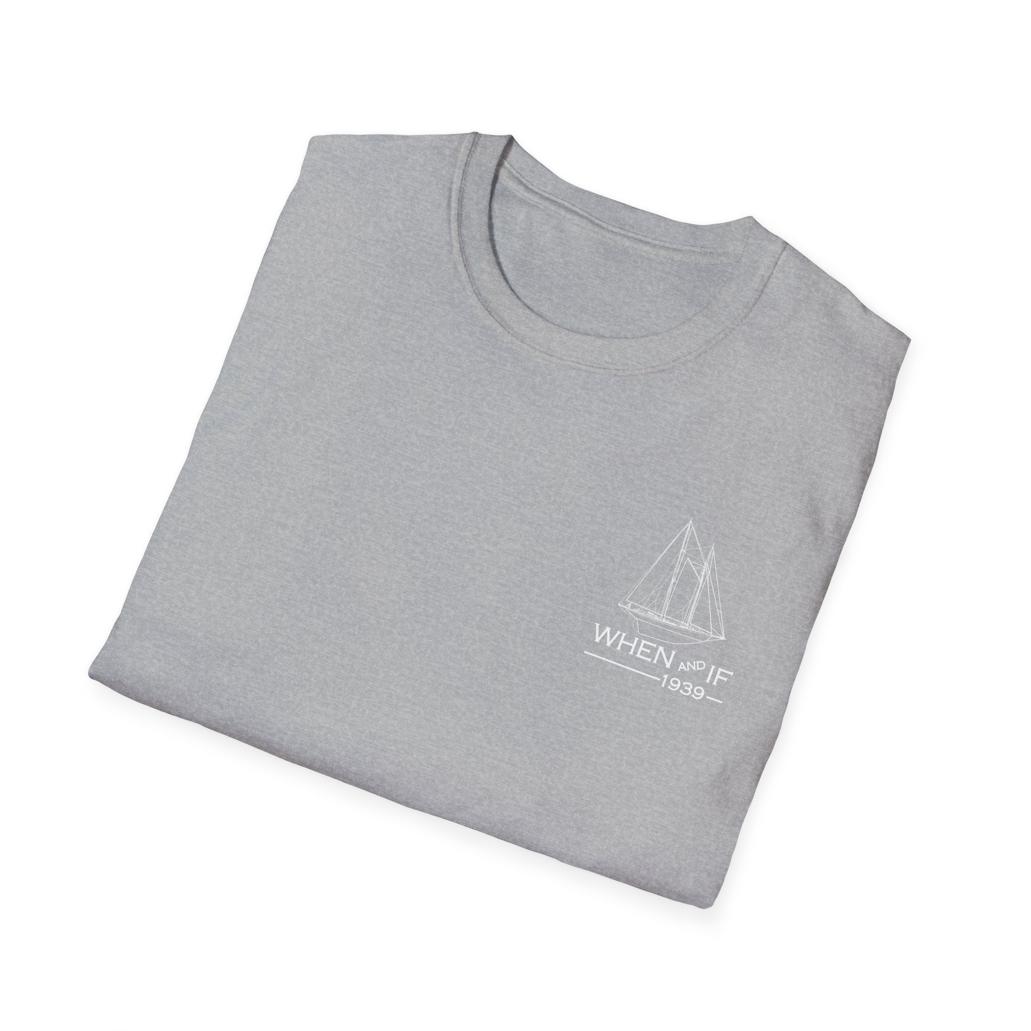 Classic When And If Tee - White Ink