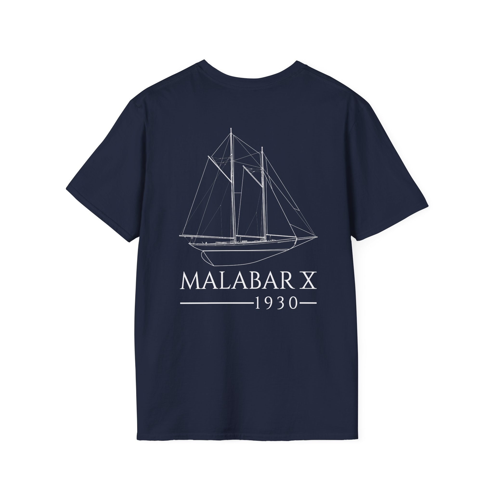 Classic Malabar X Tee - White Ink