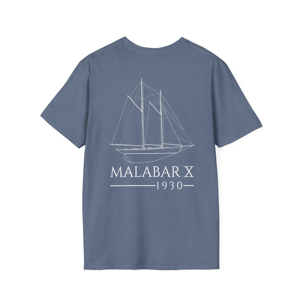 Classic Malabar X Tee - White Ink