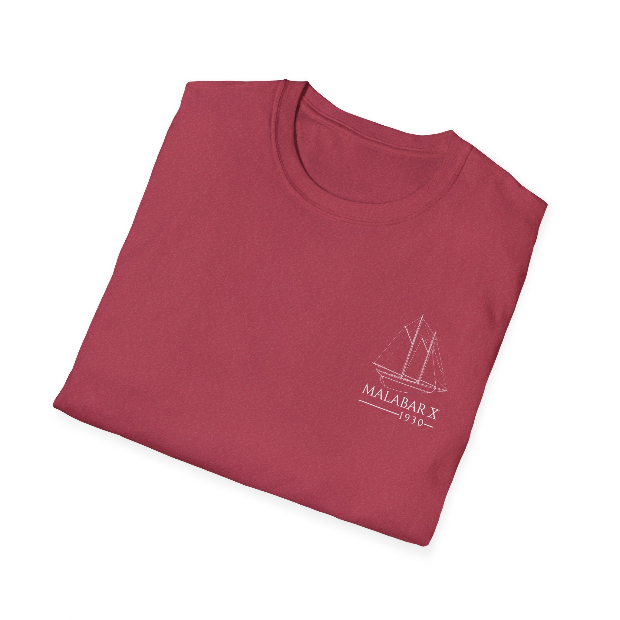 Classic Malabar X Tee - White Ink