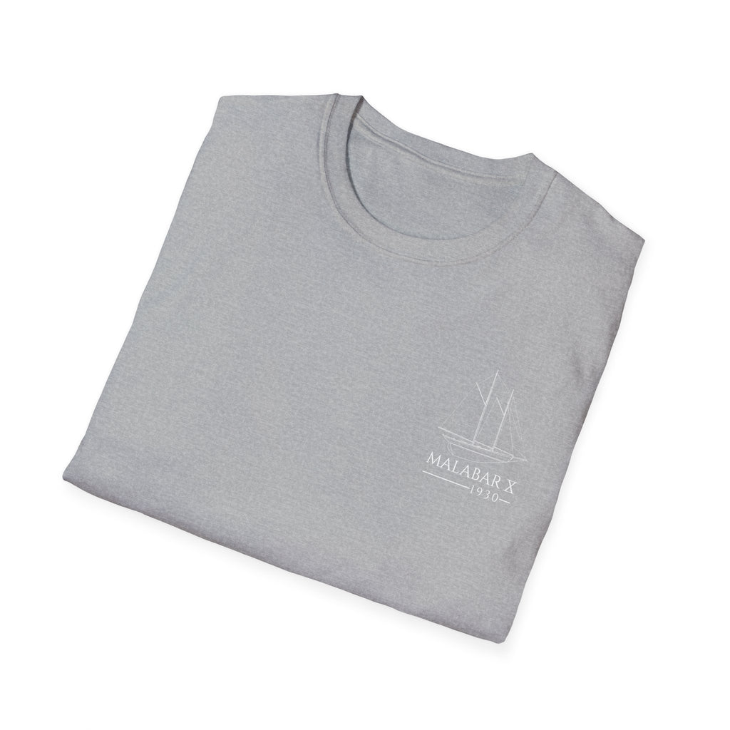Classic Malabar X Tee - White Ink