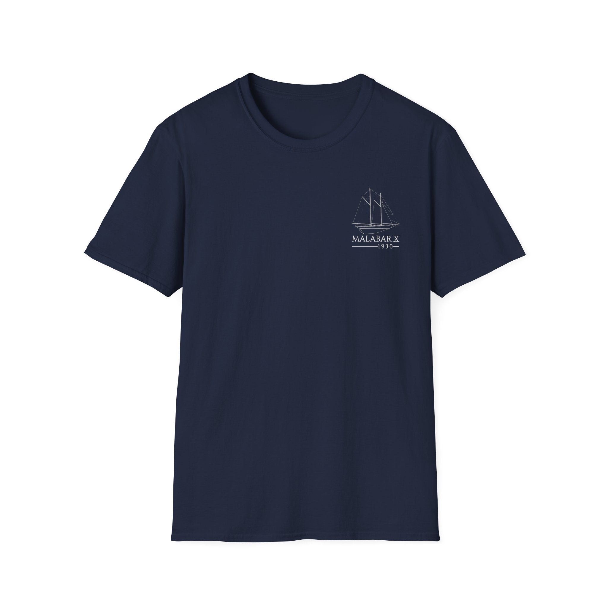 Classic Malabar X Tee - White Ink