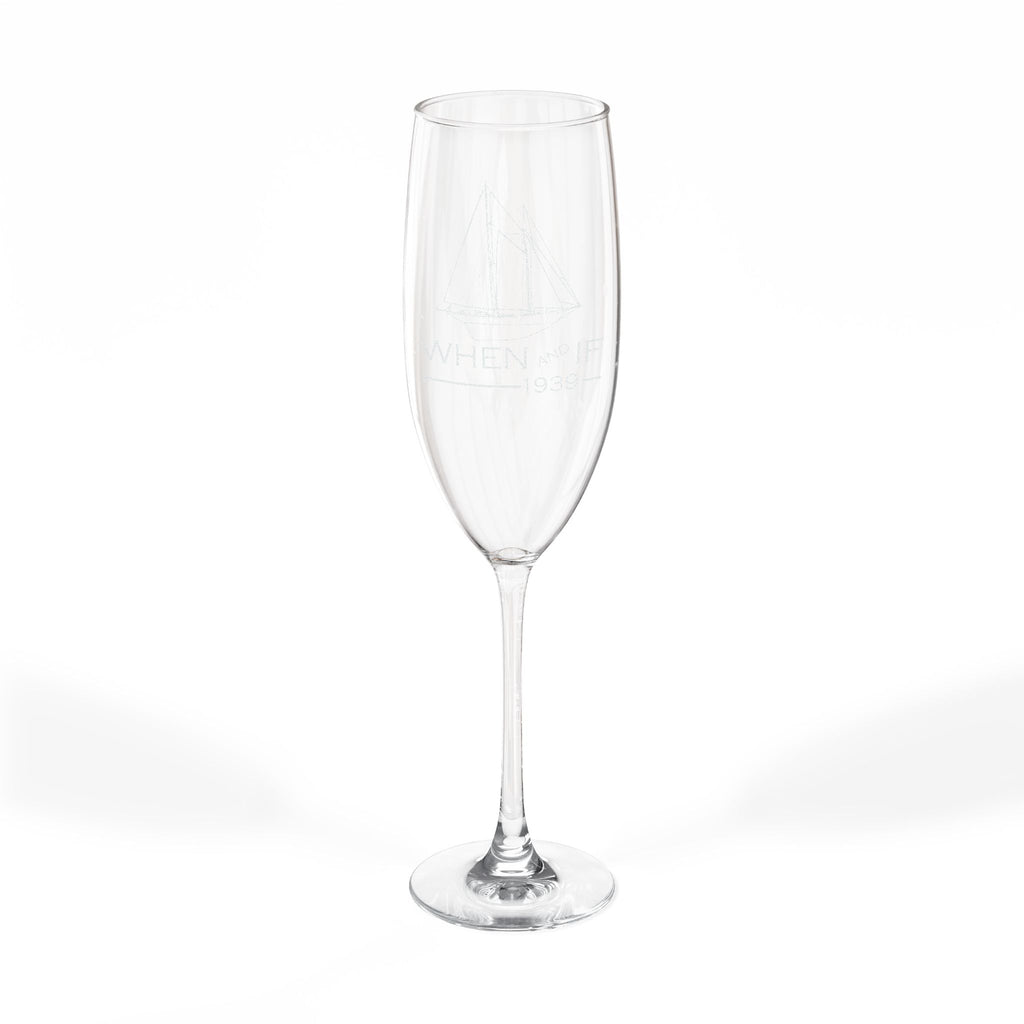 Engraved 8oz Champagne Flute