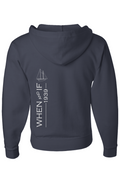 NuBlend Full-Zip Hooded Sweatshirt White Ink