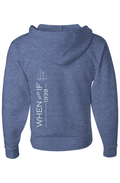 NuBlend Full-Zip Hooded Sweatshirt White Ink