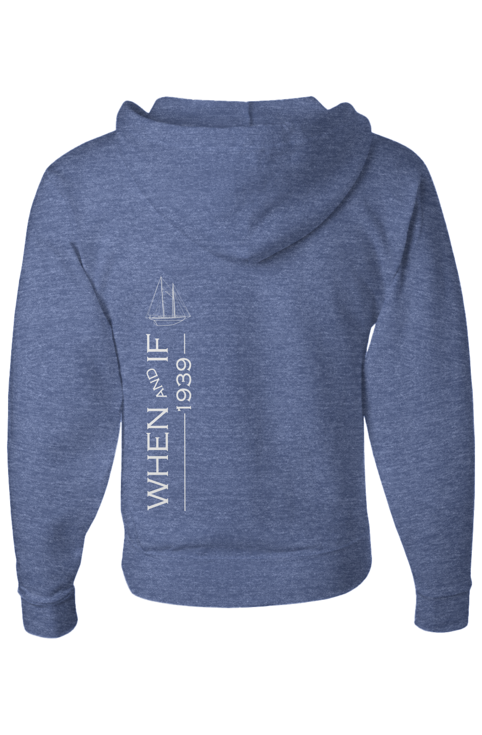 NuBlend Full-Zip Hooded Sweatshirt White Ink