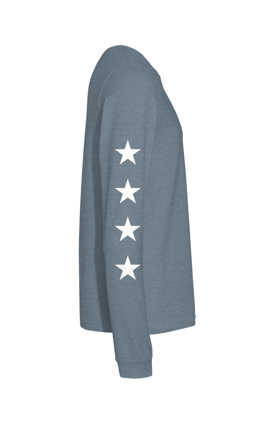 Bella Canvas Long Sleeve T Shirt WHIF White Ink