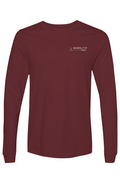Bella Canvas Long Sleeve T Shirt WHIF White Ink