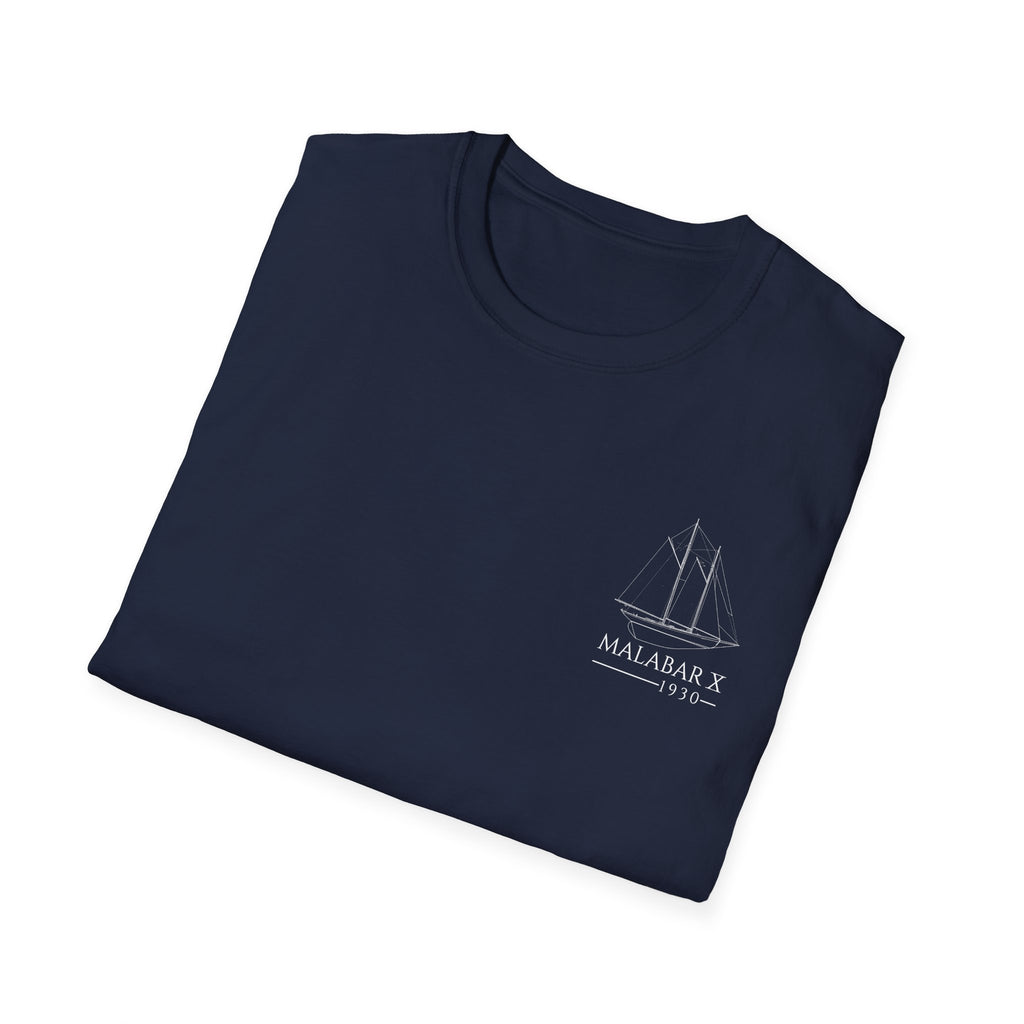 Classic Malabar X Tee - White Ink