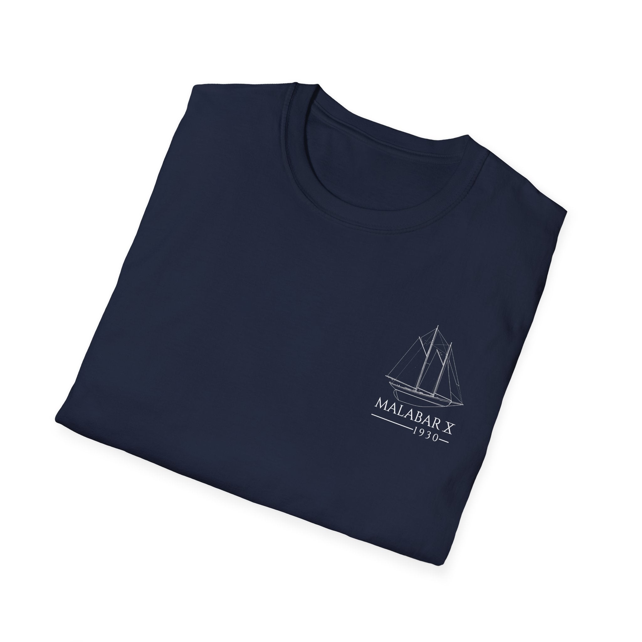Classic Malabar X Tee - White Ink