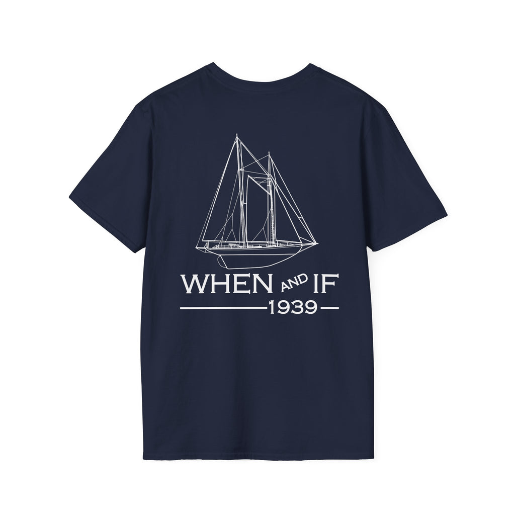 Classic When And If Tee - White Ink