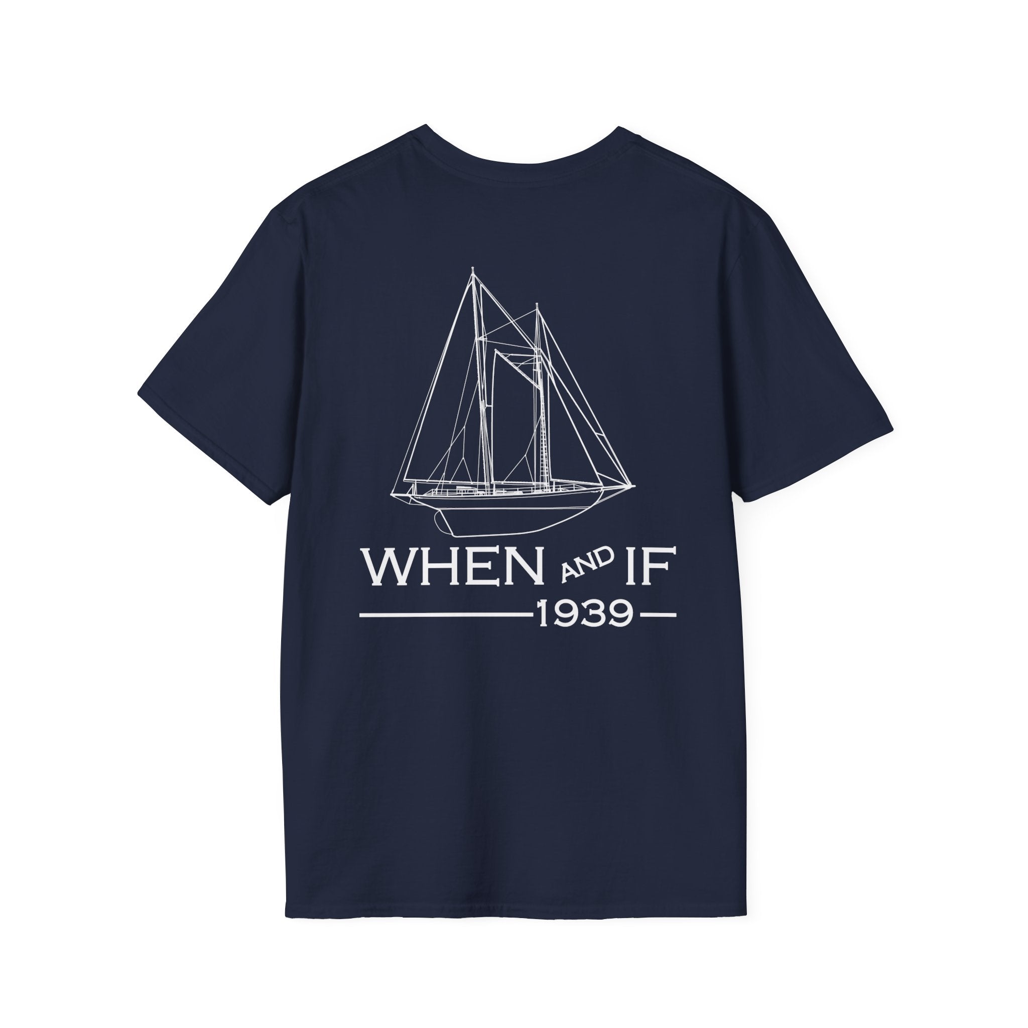 Classic When And If Tee - White Ink