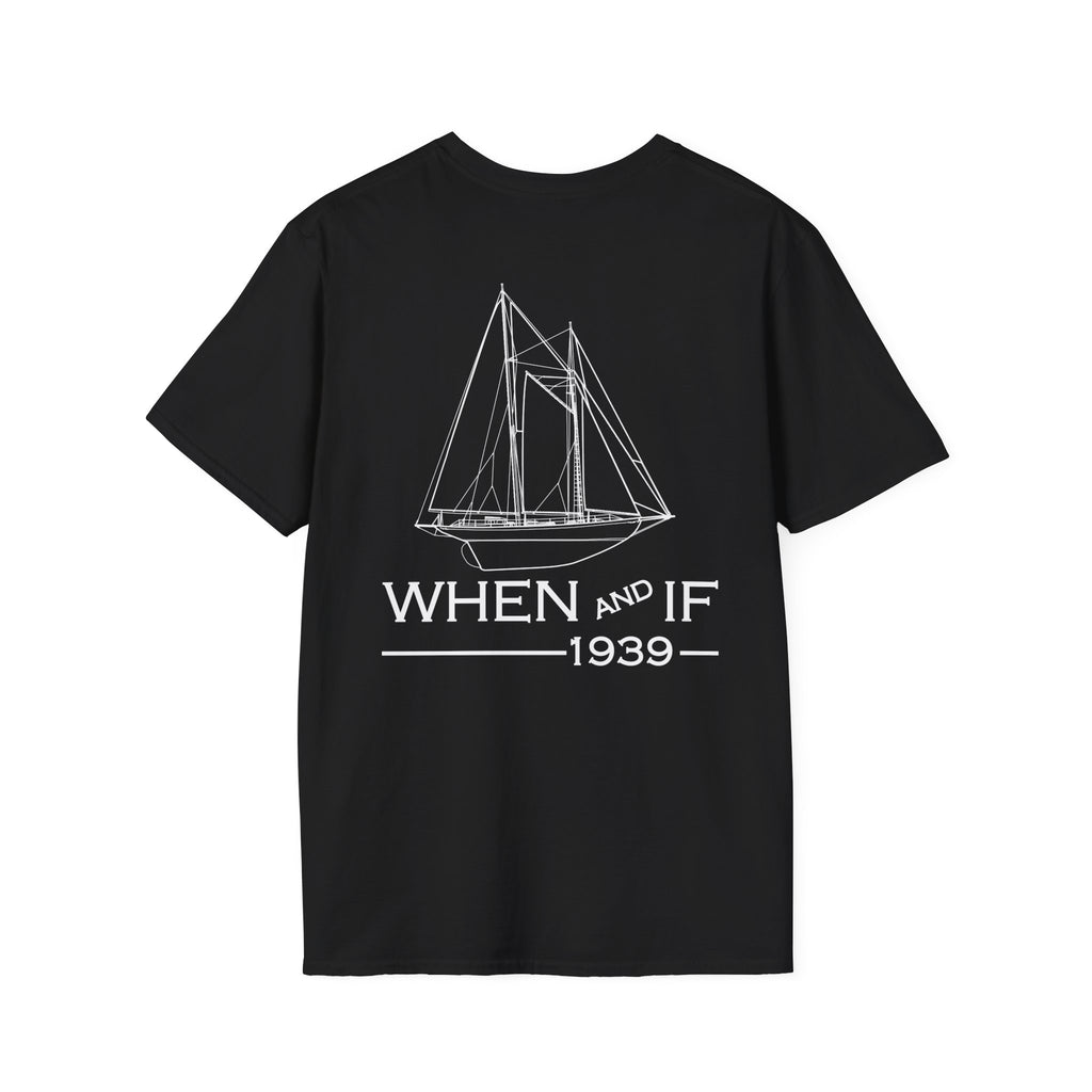 Classic When And If Tee - White Ink