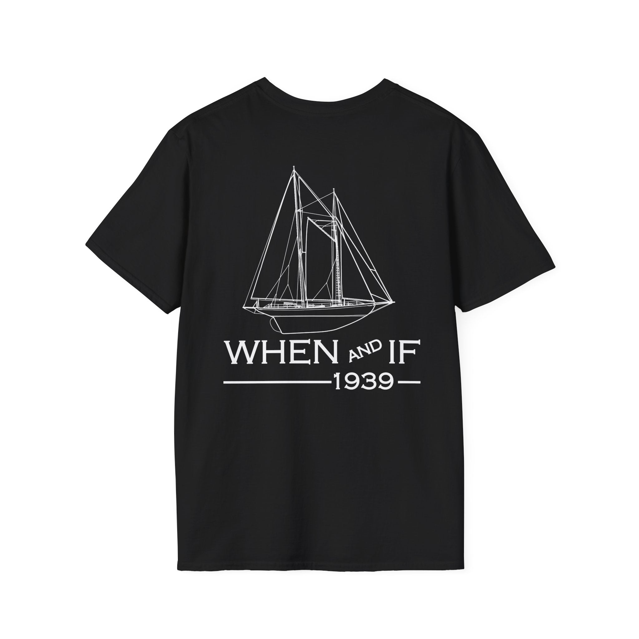 Classic When And If Tee - White Ink