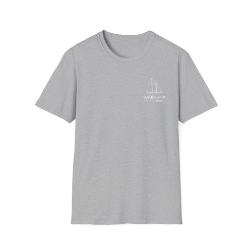 Classic When And If Tee - White Ink