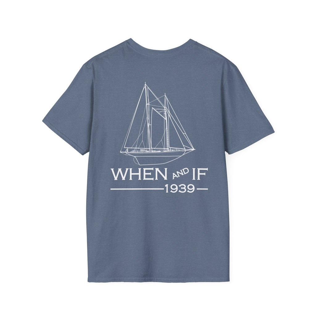 Classic When And If Tee - White Ink