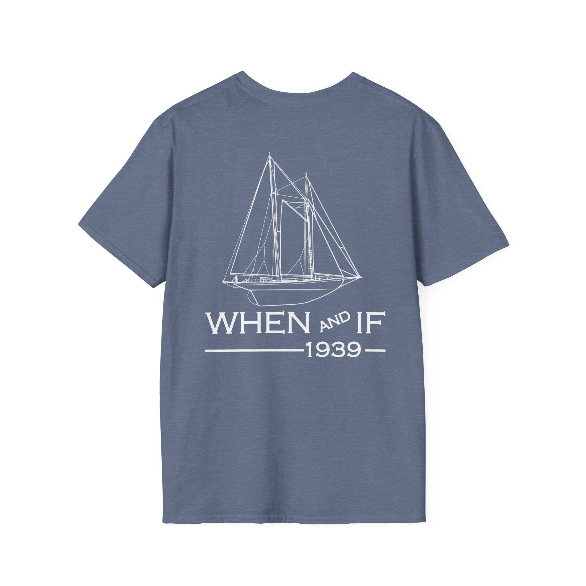 Classic When And If Tee - White Ink