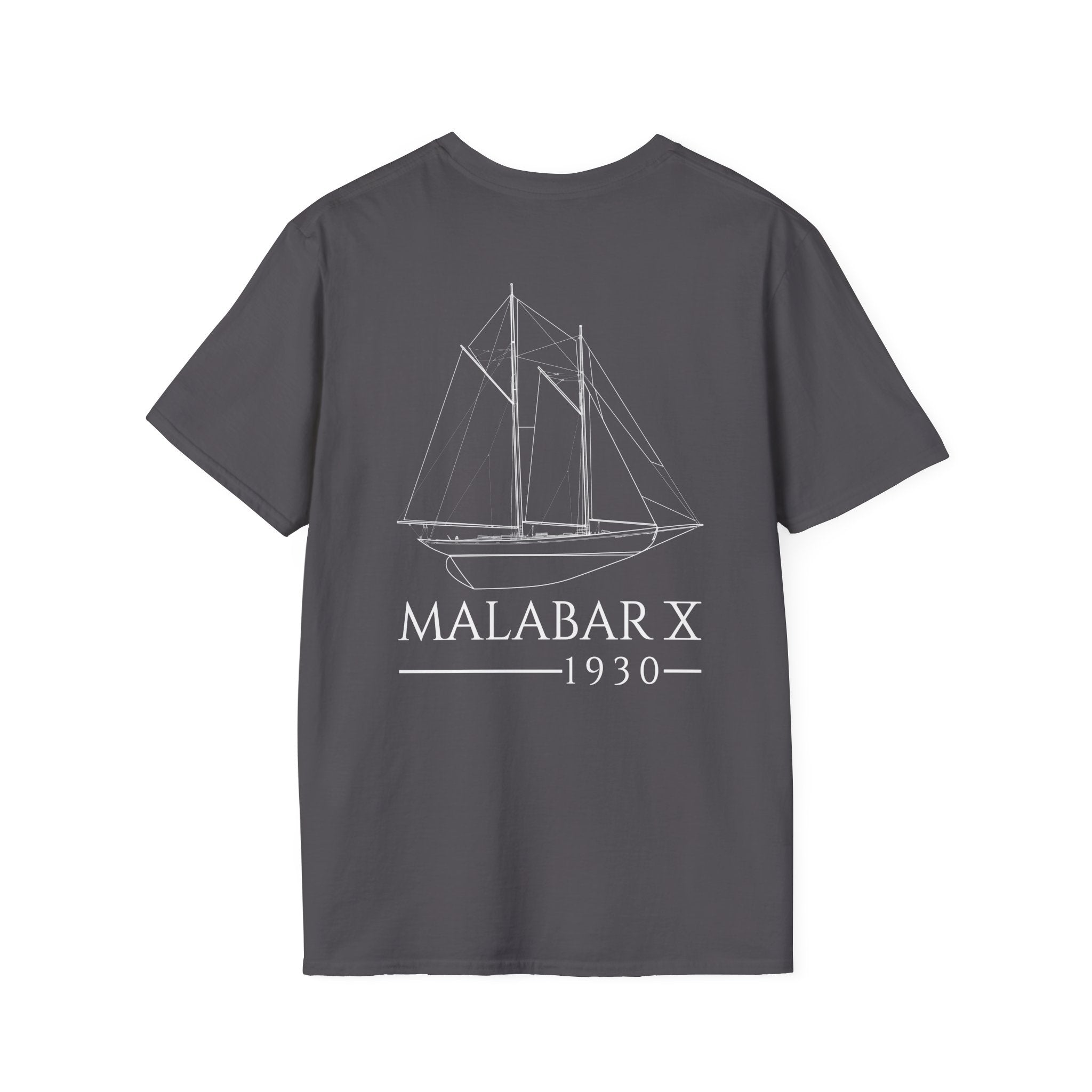 Classic Malabar X Tee - White Ink