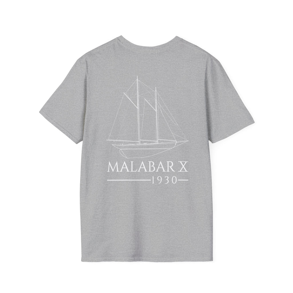 Classic Malabar X Tee - White Ink