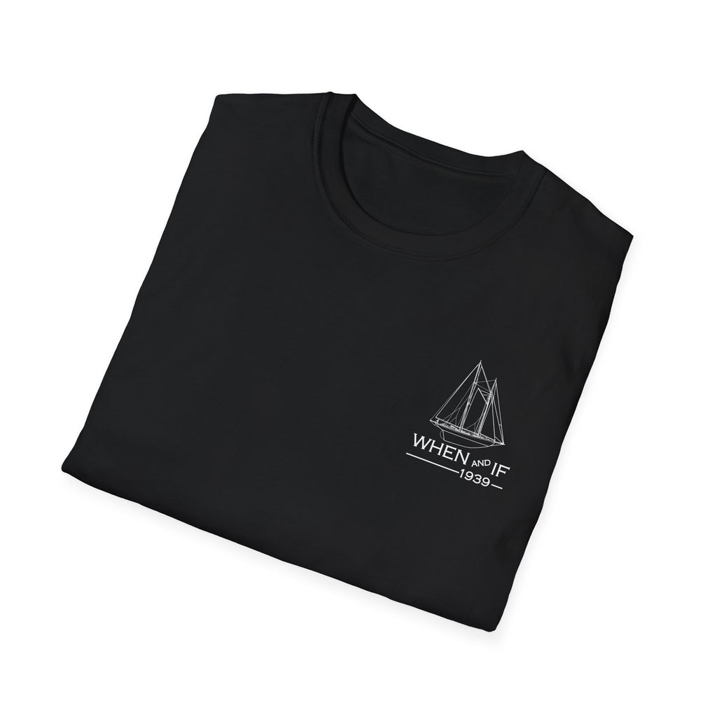 Classic When And If Tee - White Ink