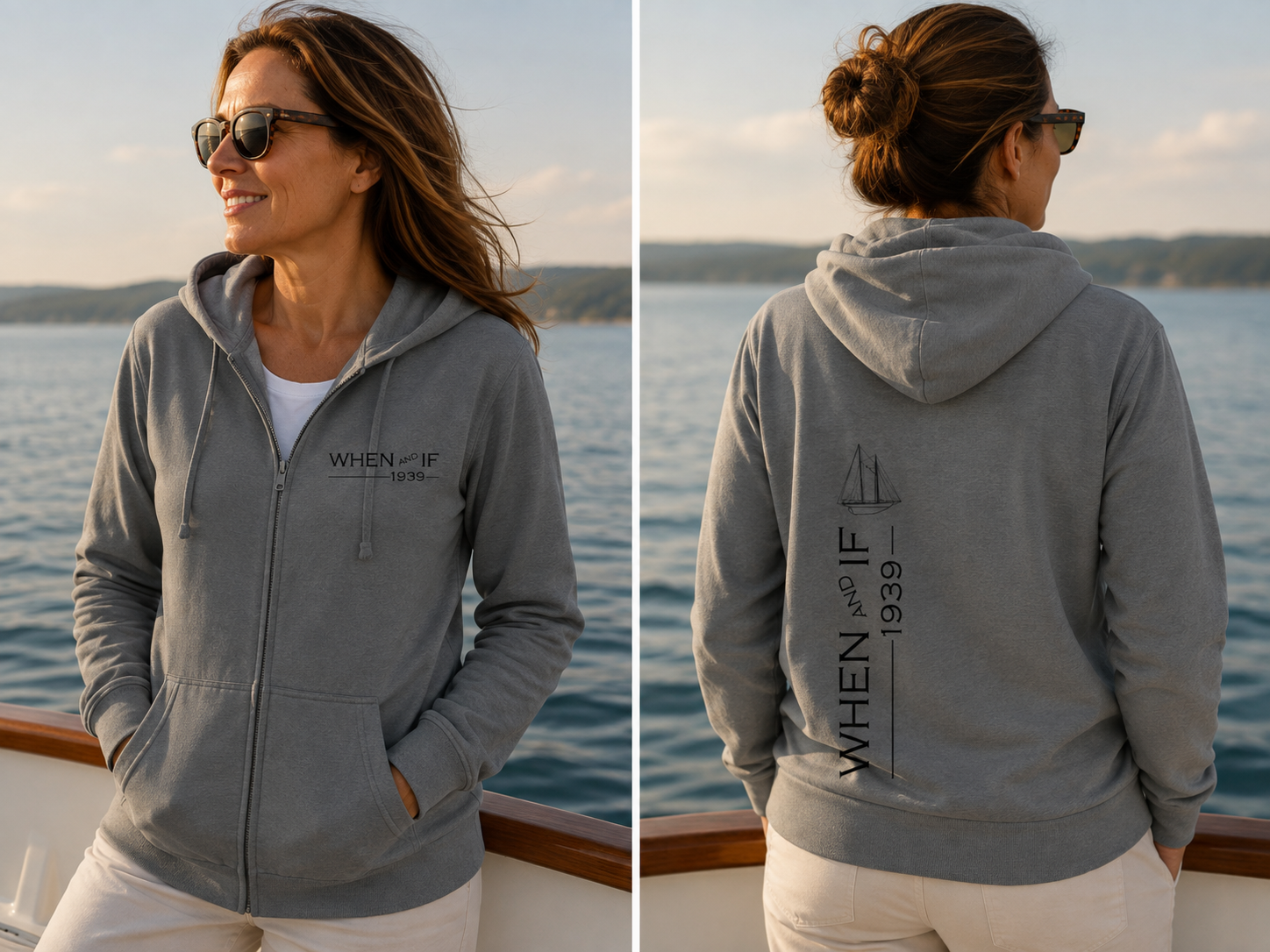 When And If Full Zip Hoodie